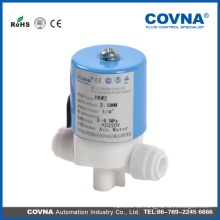 Válvula solenoide pvc de agua potable con conexión roscada